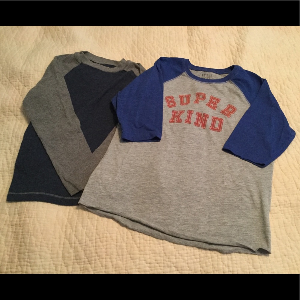 Boys super cute and comfy long sleeve tee shirts